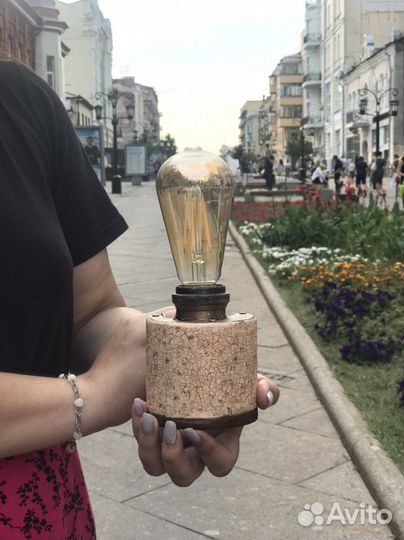 Светильник ночник в стиле Loft