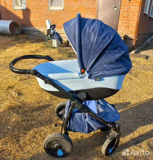 Коляска для новорожденных б/у 2в1