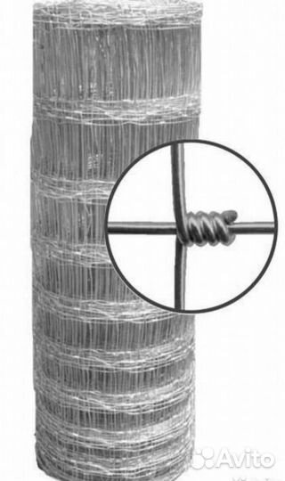 Сетка для ограждений, шарнирная 50метров