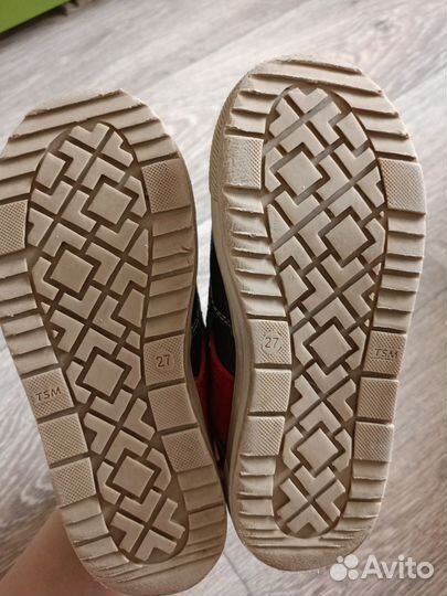 Ботинки демисезонные кожаные