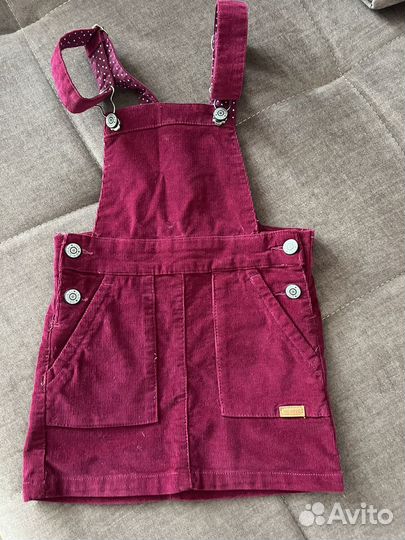 Вельветовый сарафан 110