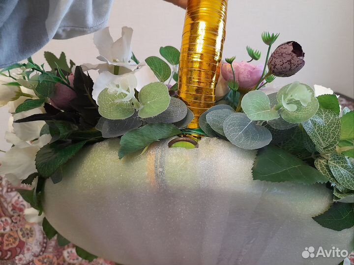 Кольца на машину свадебные