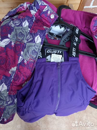 Gusti Зимний костюм для девочки рост 110