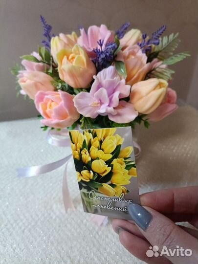 Букет из мыла