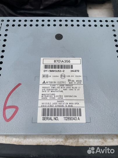 Штатная магнитола для Митсубиси Паджеро 4