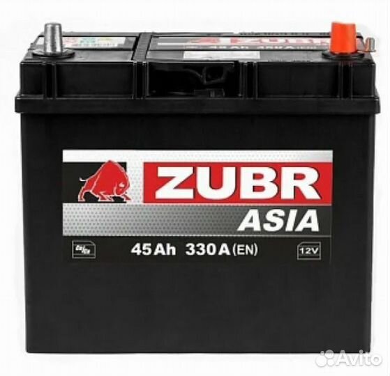 Автомобильный аккумулятор zubr ultra asia 45.1