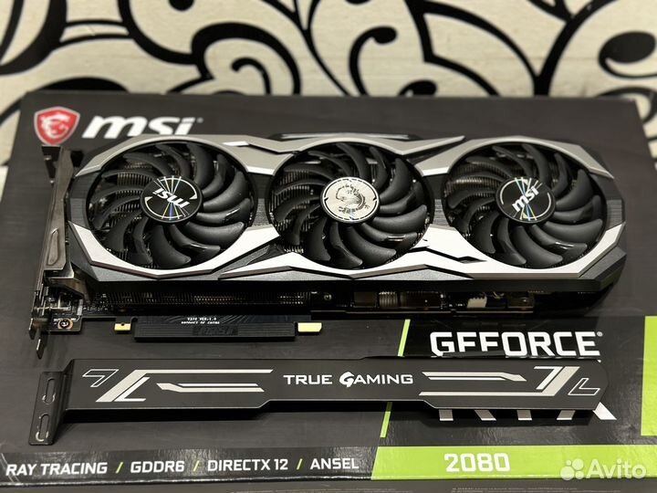 Видеокарта geforce MSI duke rtx 2080 8G
