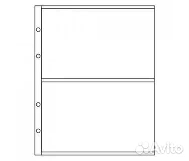 Листы для Банкнот 1, 2, 3, 4 ячейки. Оптима. Новые