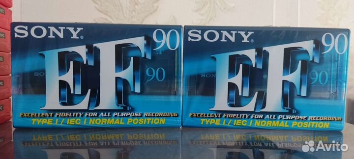 Аудиокассета Sony HF90, EF90