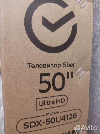 Новый SMART 4K UHD телевизор Sber 50