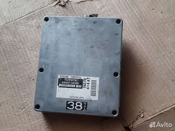 Эбу блок управления двигателем Toyota Funcargo