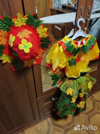 Карнавальный костюм для девочки осень