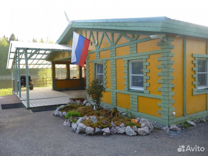 Турбаза (170 км от спб). Земля 3.8 Га (в собств.)