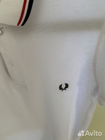 Polo fred perry белое