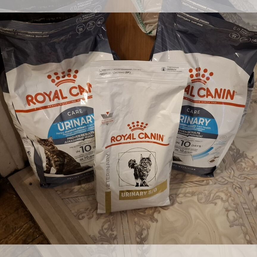 Корм для кошек royal canin urinary и s/o