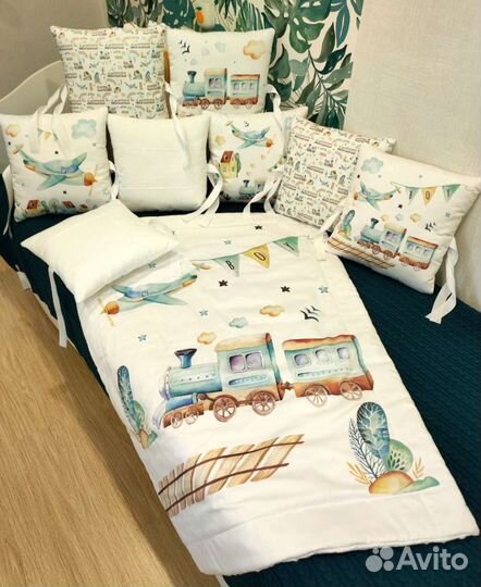 Одеяло-плед+ бортики