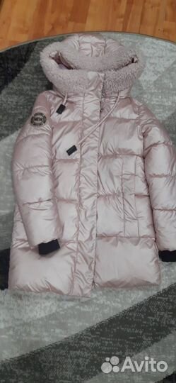 Пальто зимнее для девочки 134