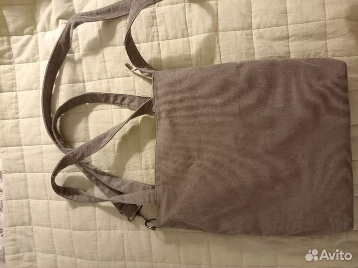 Сумка из микровельвета новая