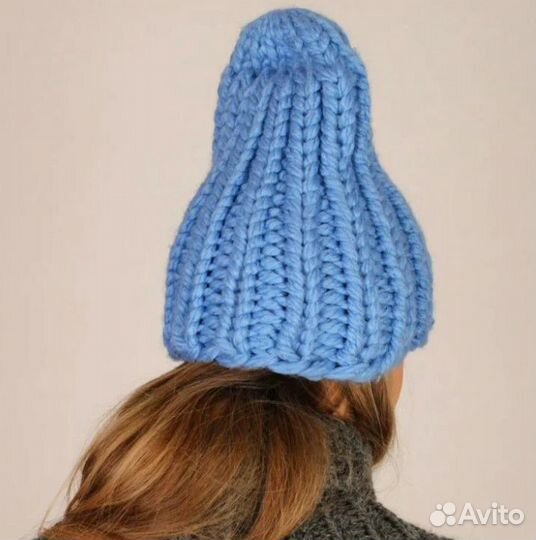 Шапка Бини, новая, шерсть Альпака