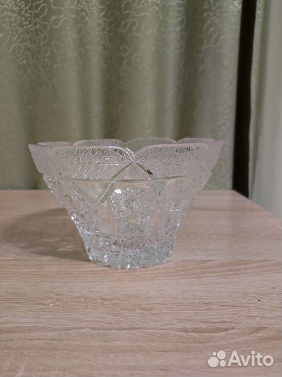 Салатник хрустальный