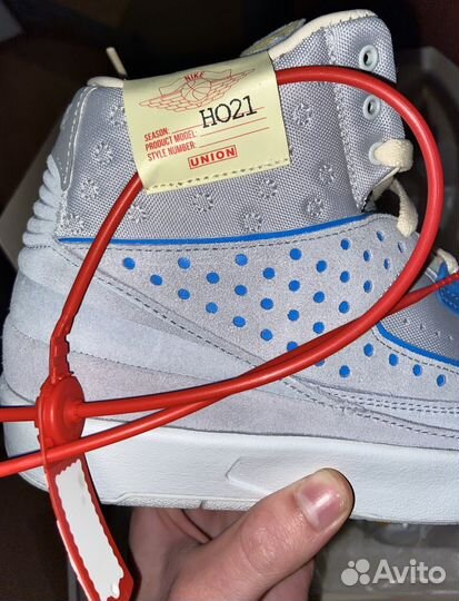 Кроссовки AIR jordan 2 retro SP «union grey FOG»