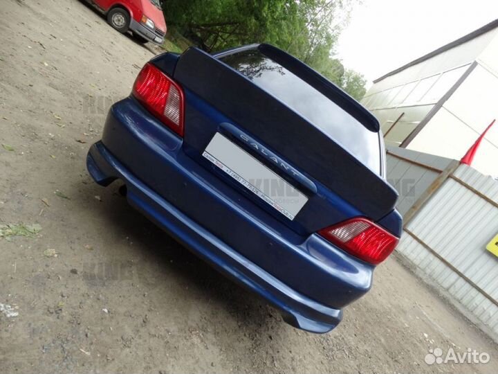 Накладка на задний бампер Cyber для Mitsubishi Gal