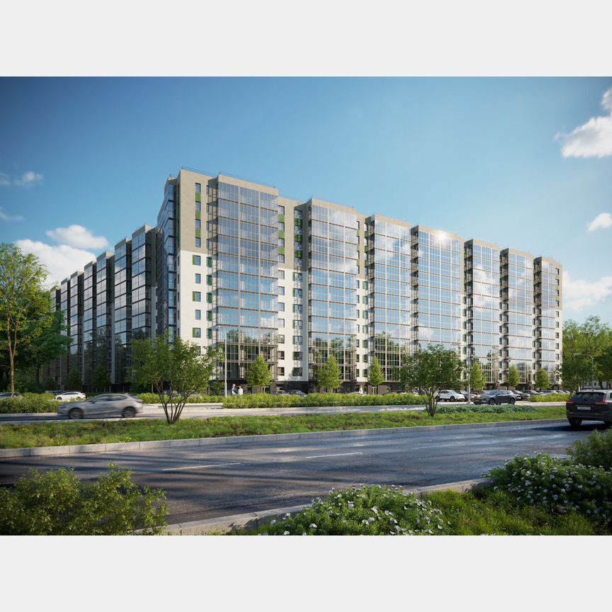 1-к. квартира, 27 м², 10/12 эт.