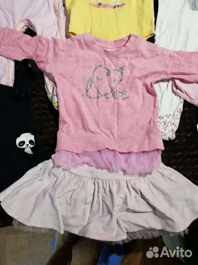 Вещи пакетом на девочку от 6 мес. до года