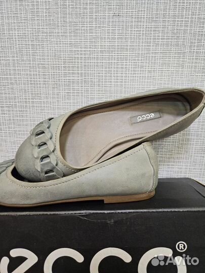 Балетки,туфли ecco37 оригинал