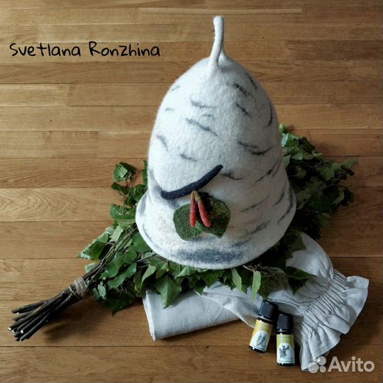 Банная шапка