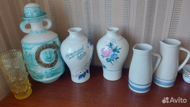 Посуда вазы СССР Чайка ффз