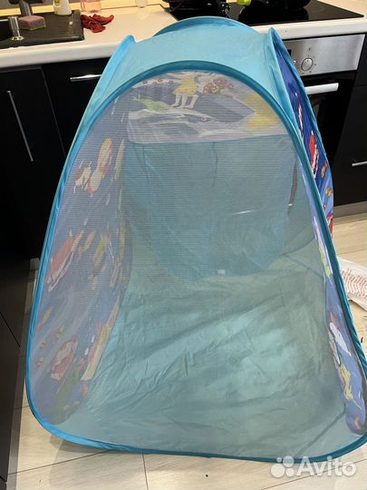 Палатка игровая с тоннелем и шариками