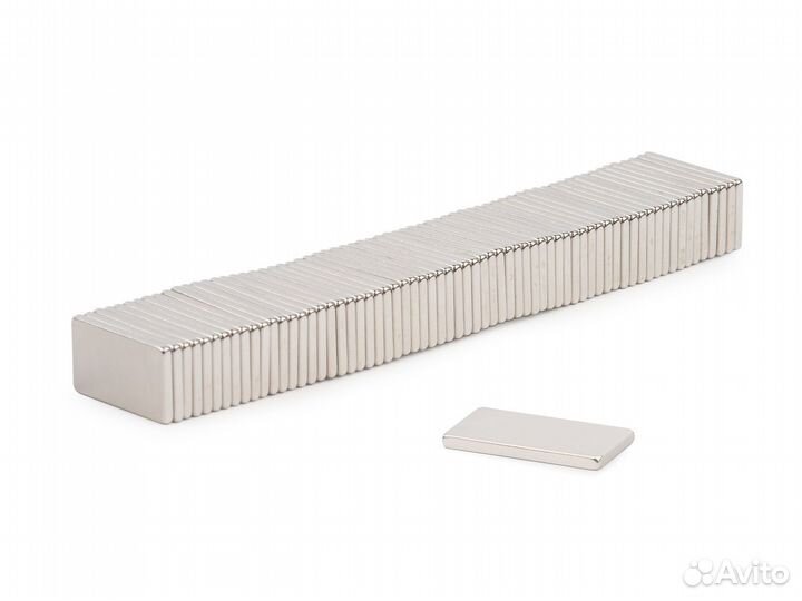 Неодимовый магнит прямоугольник 18х10х1,5 мм