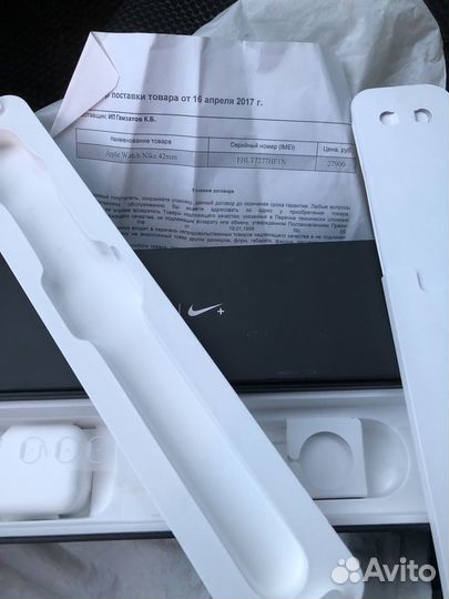 Часы apple watch 2 42mm Nike