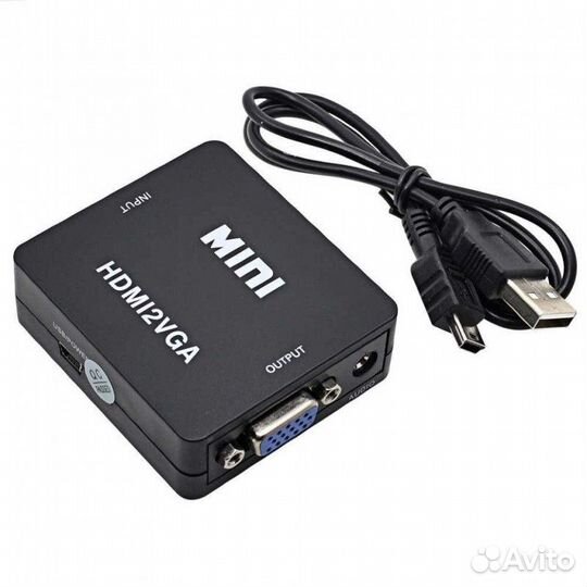 Hdmi VGA переходник (конвертер/адаптер)