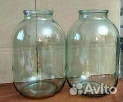 Стеклянные бутыли - 3 л и 2 л