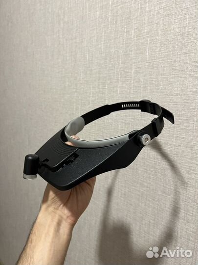 Очки лупа с подсветкой для ремонта и пайки