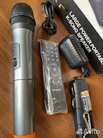 Колонка с караоке WI FI, AUX, USB, mini SD TF