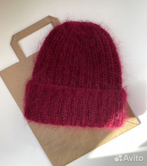 Шапка мохер