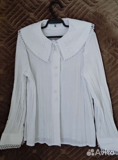 Блузка белая для девочек