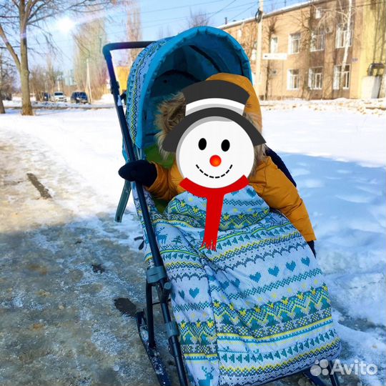 Санки коляска ника
