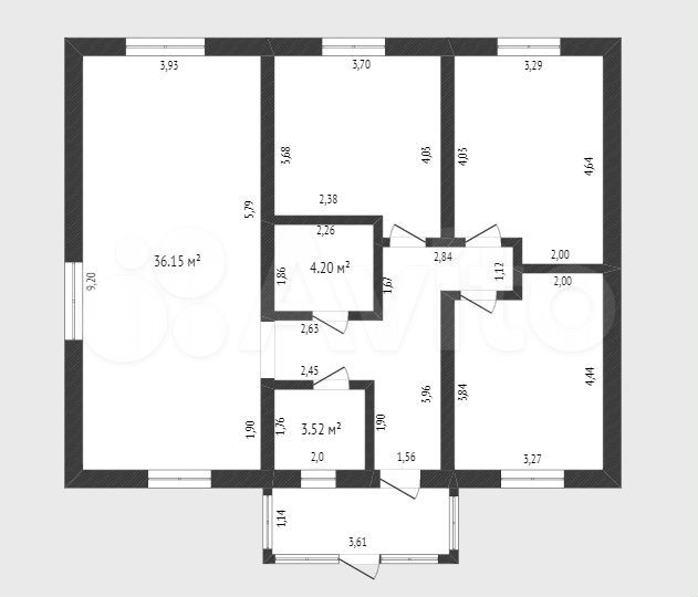 Дом 111,3 м² на участке 6,5 сот.