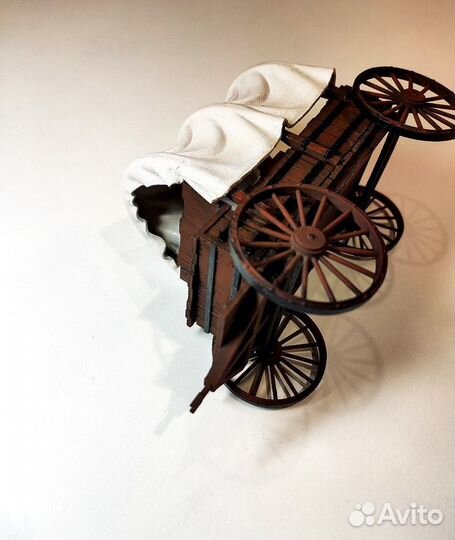 Миниатюра Телега Повозка для нри, Днд DND