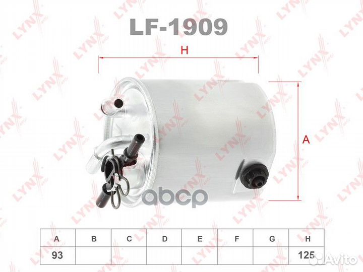 Фильтр топливный nissan Qashqai(J10) 1.5D-2.0D