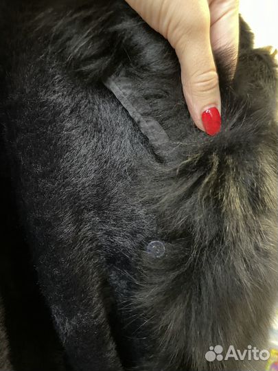 Шуба женская Ivy Angel 44 S черная ангора