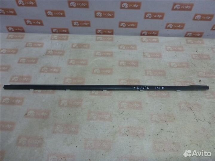 Уплотнитель стекла двери бархотка передний левый