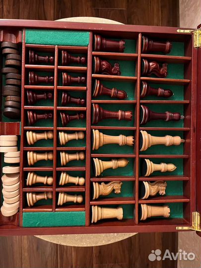 Шахматы шашки 2 в 1