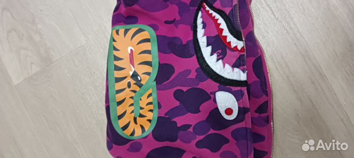 Зип худи bape shark