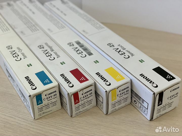 Тонер-картриджи и драммы Canon C-EXV49/GPR-53