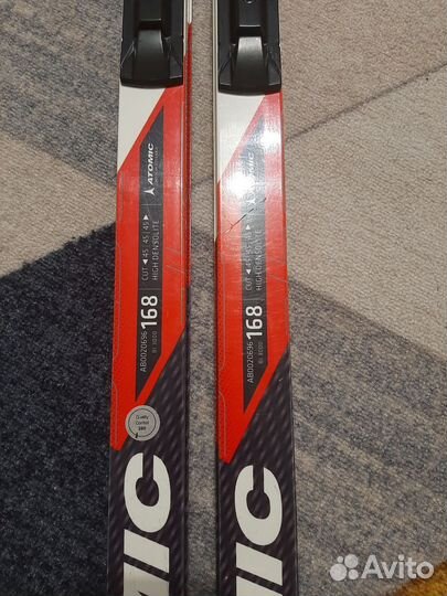 Беговые коньковые лыжи atomic 168 см